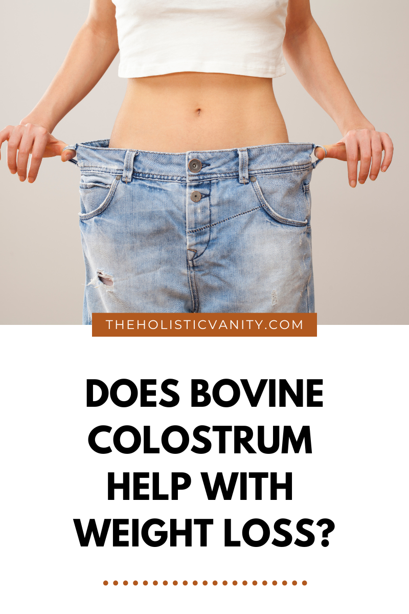 does colostrum help with weight loss?