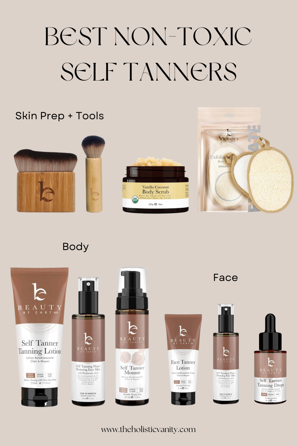 Best Non-toxic and DHA Free Self Tanner 