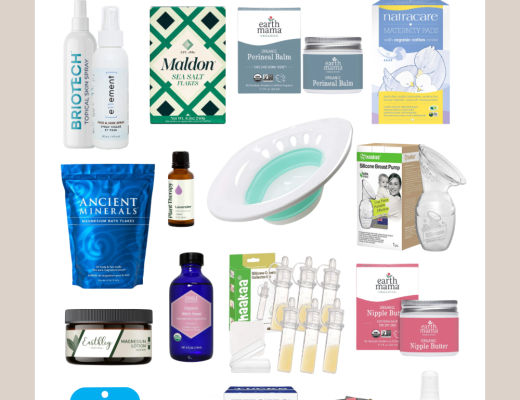 Organic Postpartum Care Products and Must Haves