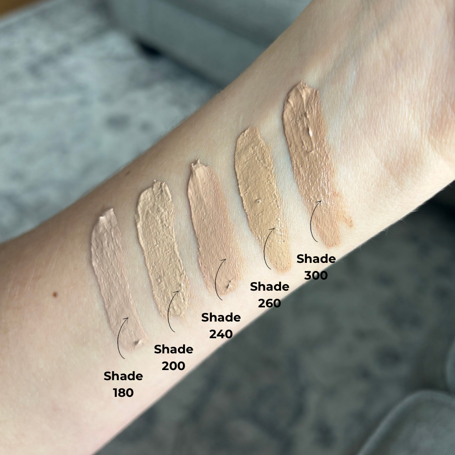 Araza Beauty Foundation Swatches