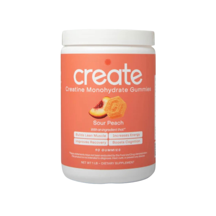 Create Creatine Gummies Peach